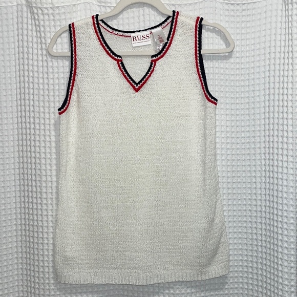 Russ Liz Claiborne Sleeveless Sweater - Picture 1 of 4